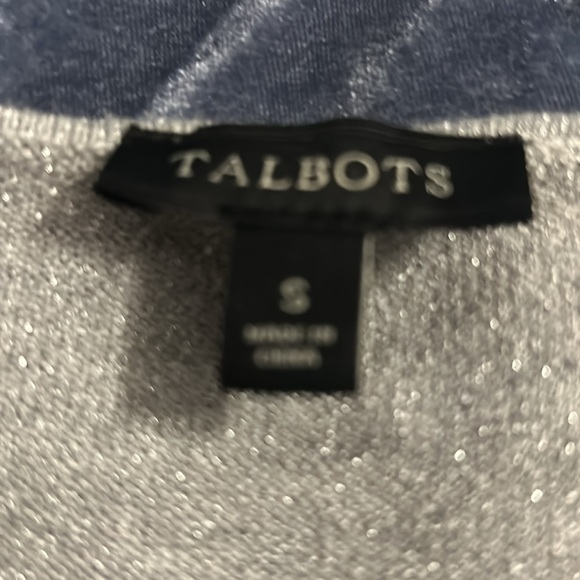 NWOT Talbots Silver Bell Sleeve Sweater Size 8 Beautiful Sweater - Picture 6 of 8